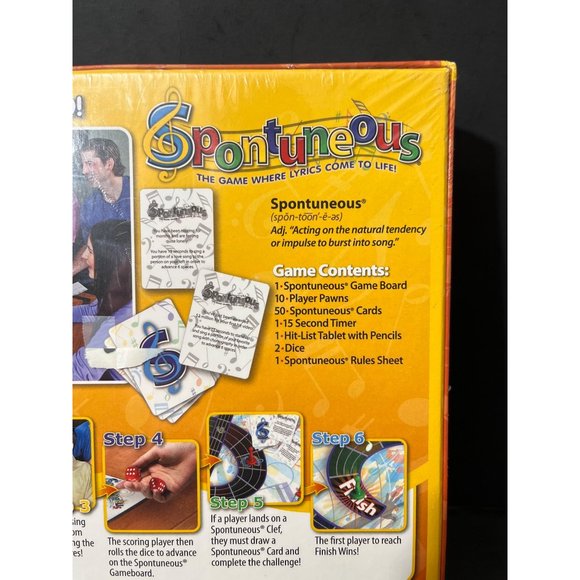 New and Still Wrapped Spontuneous: The Game Where Lyrics Come to Life! - Picture 3 of 7